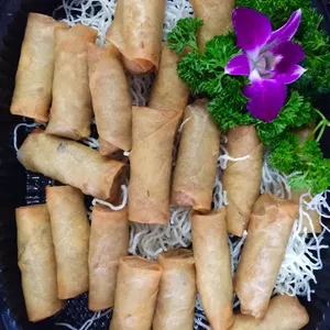 Vegetarian Spring Roll w Sweet Sauce