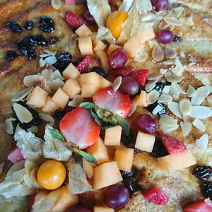Bread and Butter Pudding (V) <i>with vanilla sauce</i>