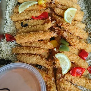 Breaded Prawns <i>with roasted pepper aioli</i>