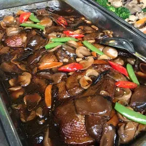 香菇烩扒鸭 Braised Duck w/ Mushroom
