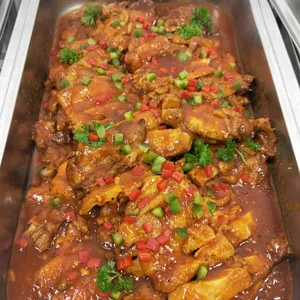 Baked Chicken Chop with BBQ Sauce