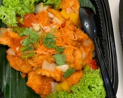 Sweet & Sour Sliced Fish 酸甜鱼片 | Customer Photo | Le Xin Catering Group Pte Ltd