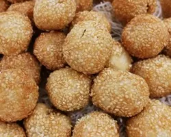 Golden Sesame Ball (Peanut Filling) | Customer Photo | Liang Food Caterer