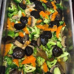 Broccoli w/ Mushroom • 双菇兰花(Chef's Recommended)