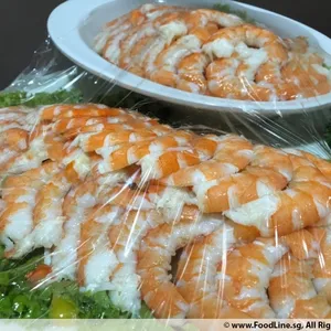 Assorted Cold Cut Combination 锦绣中西拼 (沙律鲜虾片, 生捞贵妃贝, 黑椒烟熏鸭片)<br>