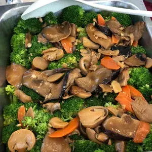 三菇西兰花 Broccoli w/ Assorted Mushroom