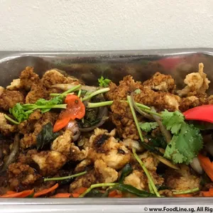 黑椒鱼片 Fried Black Pepper Sliced Fish