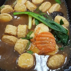 Egg Tofu with Mushroom & Seow Bai Chye