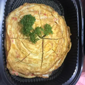 Crabstick Egg Omelette