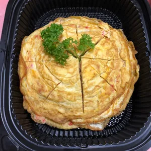 Crabstick Egg Omelette