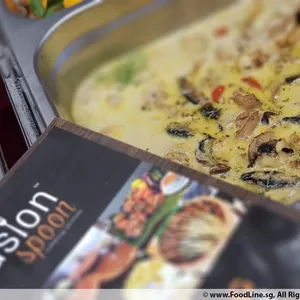 Chicken Stroganoff (Sauteed Sliced Chicken with Capsicum, Mushroom and Sour Cream)