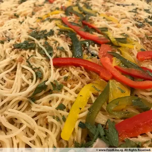 Wild Mushroom Capellini (V) <i>with basil and chilli flakes</i>