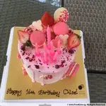 1x Rose Lychee Cake @$65