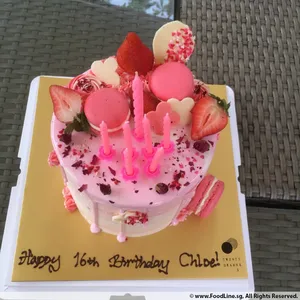 1x Rose Lychee Cake @$65