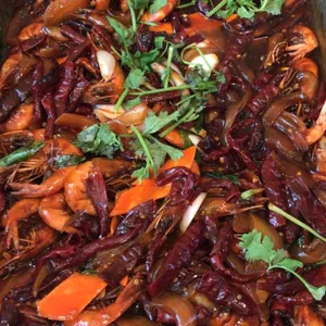 宫保鲜虾 Prawn Fried w/ Dried Chilli