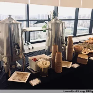 Brewed Coffee and Tea <i>fresh filtered coffee and hot english tea</i>