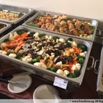 Golden Beancurd with Broccoli and Cauliflower