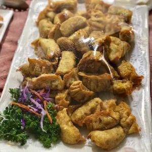Pan Fried Gyoza with Mayonnaise