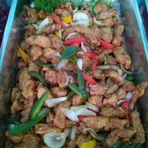 三椒炒鱼片 Sliced Fish w/ Capsicum