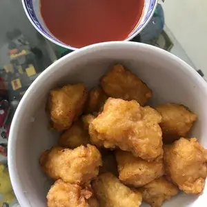 1x Fish Fillets with Sweet & Sour Sauce @$12