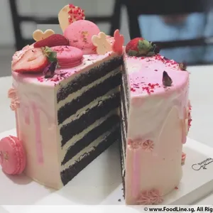 1x Rose Lychee Cake @$65
