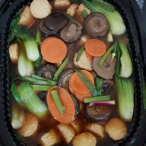 Egg Tofu with Mushroom & Seow Bai Chye