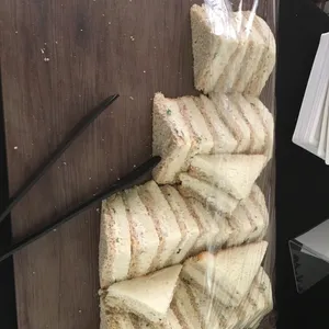 Chicken Coriander Finger Sandwich <i>with sous-vide chicken breast</i>