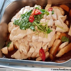 Grain Hainanese Chicken <i>with dark soy, homemade chilli and ginger puree</i>
