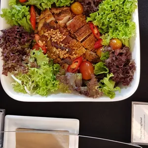 Thai Gai Yang Salad <i>thai grilled chicken pasta salad</i>