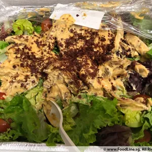 Potato Salad with Curry Mayo & Turkey Bits