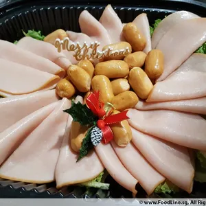 X’mas Platter <i>(Chicken Honey Ham & Mini Sausages)</i>