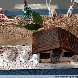 Chocolate Log Cake (1kg)