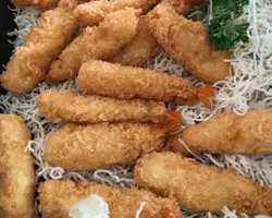 Tempura Prawn w Wasabi Dip | Customer Photo | ECreative Catering Pte Ltd