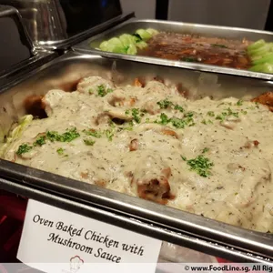 Oven Baked Chicken with Mushroom Sauce