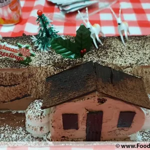 Chocolate Log Cake (1kg)