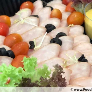 Turkey Ham Platter with mesclun salad