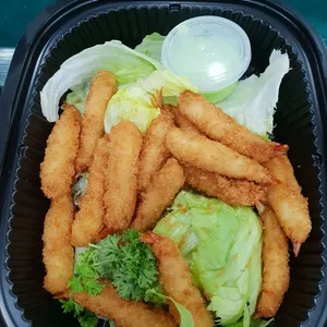 Tempura Prawn w Wasabi Dip