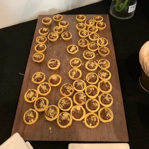 Mini Chocolate Caramel Tart (V)<i>with crushed almond</i>