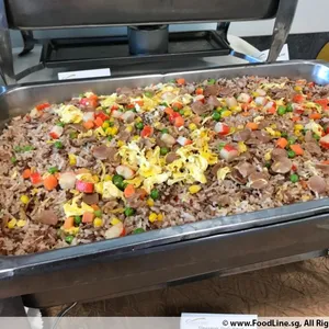 Singapore Style Fried Brown Rice