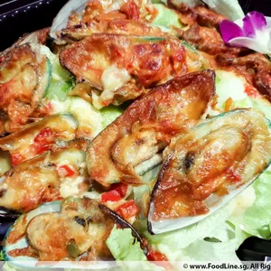 Baked NZ Green Mussels