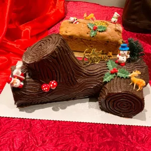 Christmas Log Cake