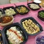 Cocktail Potato Salad with Smoked Chicken