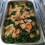 Chinese Spinach with Bai Ling Gu *