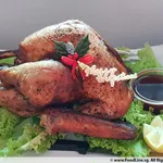Roasted Whole Turkey w Stuffing & Cranberry Sauce