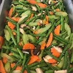 French Beans, Celery, Carrot and Shitake Mushroom <i>(Sautéed with Garlic and Butter)</i>