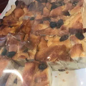 Bread Pudding with Raisins