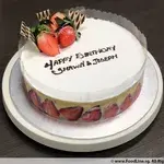 1x Strawberry Bagatelle @$60 (Size: 20cm) (Number of Big Candles: 2) (Number of Small Candles: None)