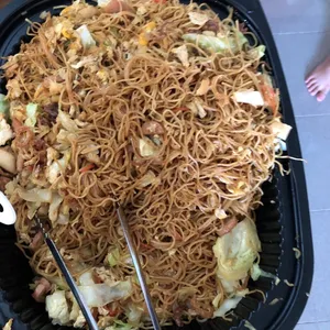 Fried Noodle with Scallop