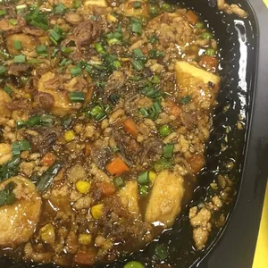 Braised Beancurd w Minced Chicken
