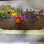 CHRISTMAS LOG CAKE
